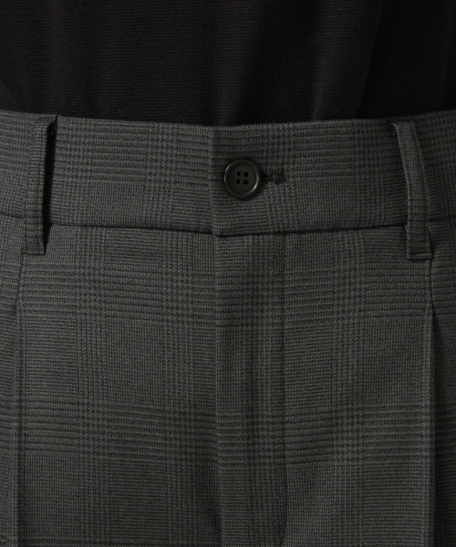 GLOBAL WORK（グローバルワーク）の「チェックワイドパンツ/770047（その他パンツ・レディース・ダークグレー/ダークブラウン・SMALL/MEDIUM/LARGE）」の11枚目の写真