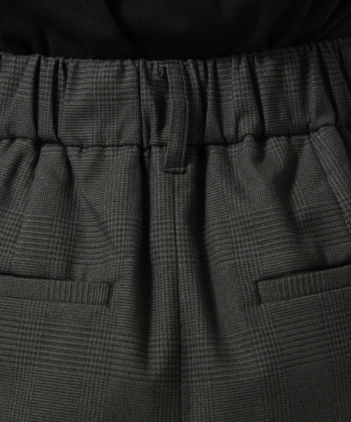 GLOBAL WORK（グローバルワーク）の「チェックワイドパンツ/770047（その他パンツ・レディース・ダークグレー/ダークブラウン・SMALL/MEDIUM/LARGE）」の9枚目の写真