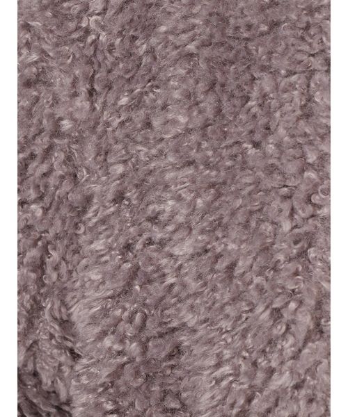 merry jenny（メリージェニー）の「ノーカラーエコファーコート（ブルゾン・レディース・ブラック/ピンク/ラベンダー・FREE）」の8枚目の写真