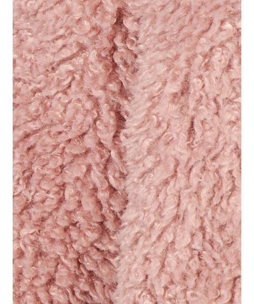 merry jenny（メリージェニー）の「ノーカラーエコファーコート（ブルゾン・レディース・ブラック/ピンク/ラベンダー・FREE）」の12枚目の写真