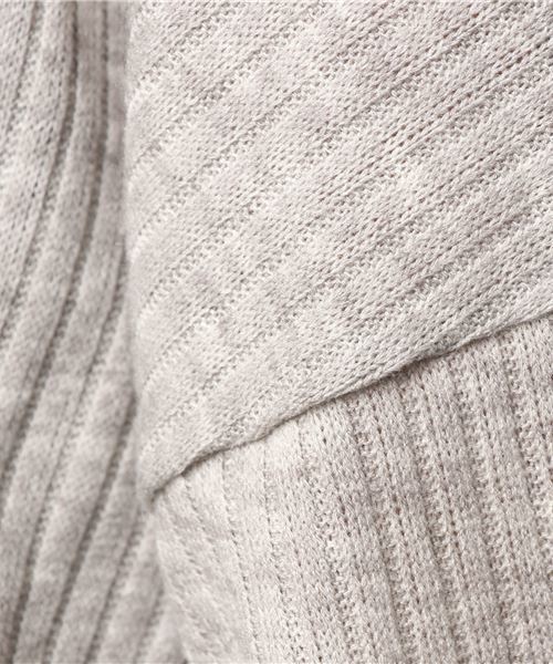 MERLOT（メルロー）の「バルーンスリーブリブニットプルオーバー0075（ニット/セーター・レディース・チェリーピンク/ブラック/ブルー/グレー・FREE）」の17枚目の写真