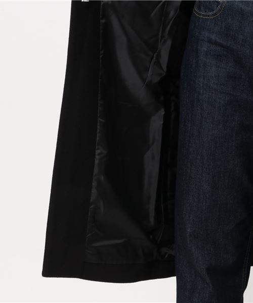 Honeys（ハニーズ）の「カラーレスコート（ノーカラージャケット・レディース・キャメル/杢グレー/ブラック/ピンク・L/LL/M）」の8枚目の写真