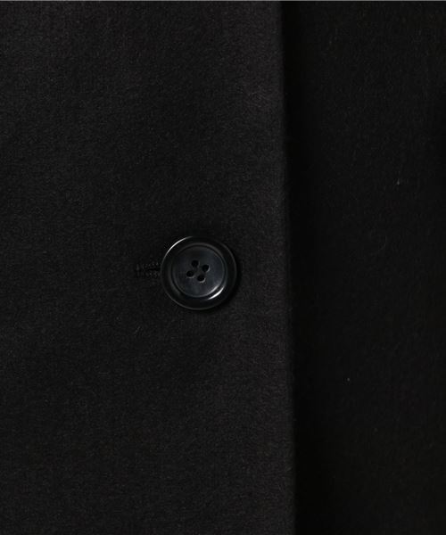 Honeys（ハニーズ）の「カラーレスコート（ノーカラージャケット・レディース・キャメル/杢グレー/ブラック/ピンク・L/LL/M）」の6枚目の写真