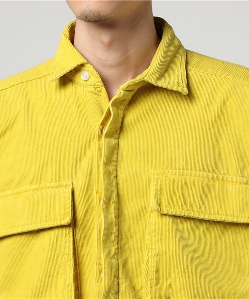 ぽ*た様 C.E シーイー MD BIG CORD SHIRT キャブエンプト C.E シーイー MD BIG CORD SHIRT キャブエンプト イエロー