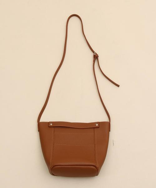 coen（コーエン）の「フェイクレザー2WAYショルダーバッグ（ショルダーバッグ・レディース・ブラウン/ネイビー/レッド・FREE）」の4枚目の写真