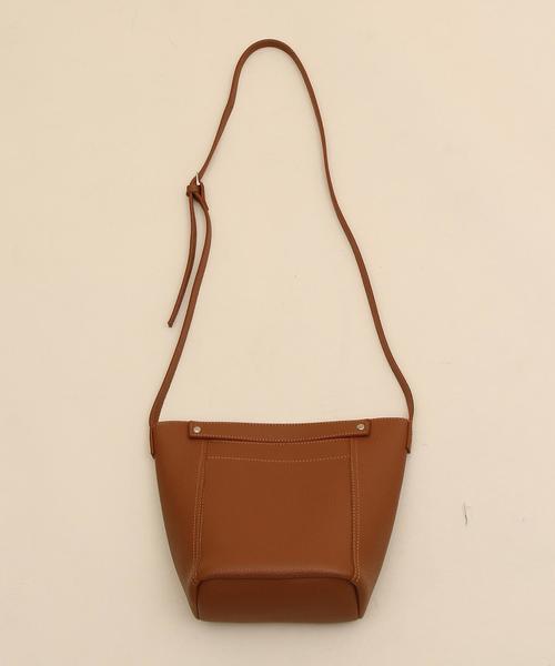 coen（コーエン）の「フェイクレザー2WAYショルダーバッグ（ショルダーバッグ・レディース・ブラウン/ネイビー/レッド・FREE）」の5枚目の写真