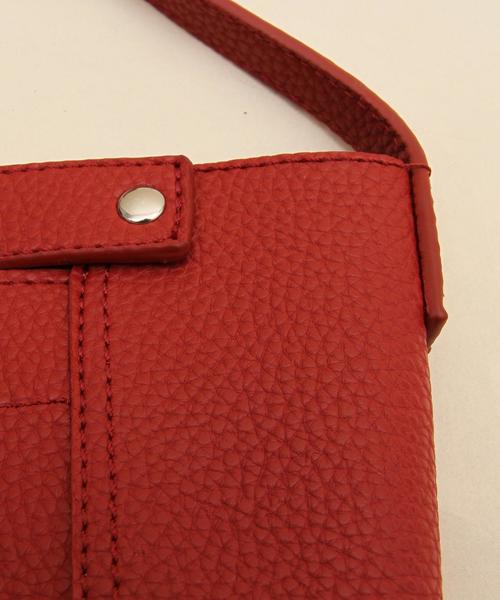coen（コーエン）の「フェイクレザー2WAYショルダーバッグ（ショルダーバッグ・レディース・ブラウン/ネイビー/レッド・FREE）」の15枚目の写真