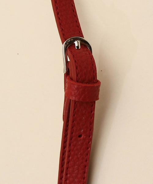 coen（コーエン）の「フェイクレザー2WAYショルダーバッグ（ショルダーバッグ・レディース・ブラウン/ネイビー/レッド・FREE）」の7枚目の写真