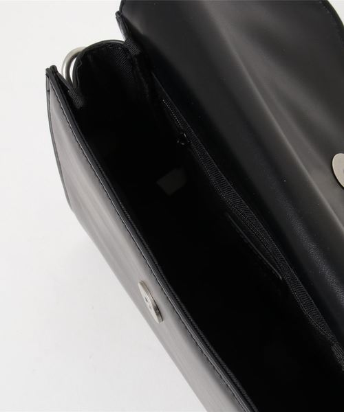 MOUSSY（マウジー）の「BIG CHAIN HANDLE BAG（ショルダーバッグ・レディース・イエロー/ワインレッド/ブラック・FREE）」の7枚目の写真