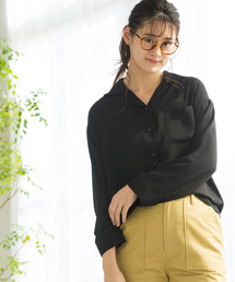 WEGO | WEGO/シアー開襟ビッグシルエットシャツ(シャツ/ブラウス)