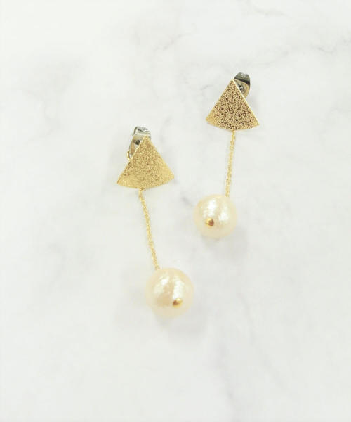 Trim コットンパールバックキャッチピアス ピアス 両耳用 Vatsurica バツリカ のファッション通販 Zozotown