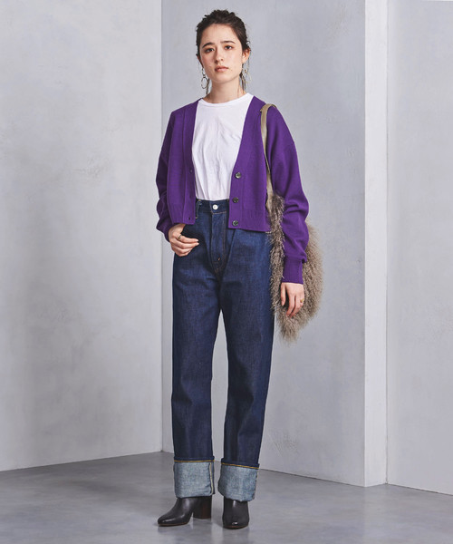 UNITED ARROWS - UWSC Ｖネックショートカーディガン UNITED ARROWS（ユナイテッドアローズ）の「UWSC Vネック ショート