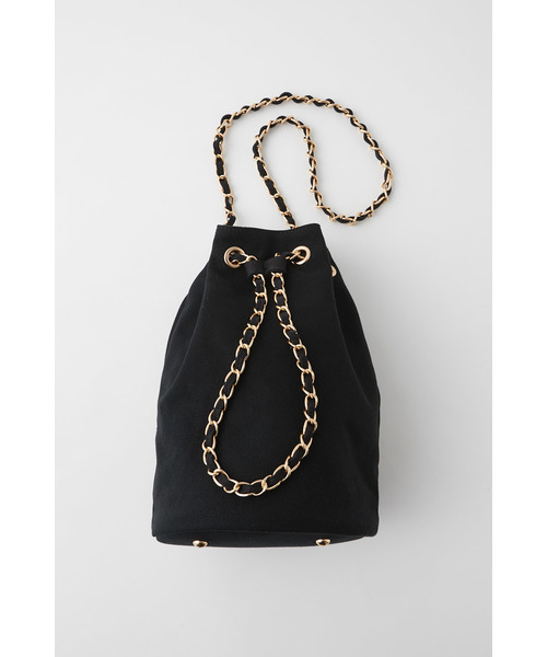 MOUSSY（マウジー）の「CHAIN MOTIF BAG（ショルダーバッグ・レディース・ブラウン/ブラック・FREE）」の2枚目の写真