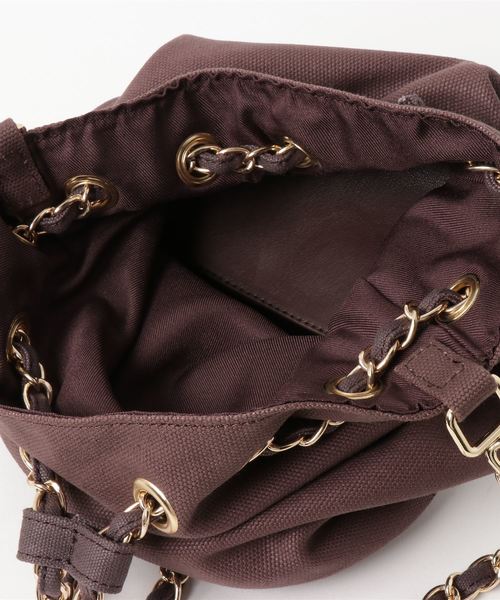 MOUSSY（マウジー）の「CHAIN MOTIF BAG（ショルダーバッグ・レディース・ブラウン/ブラック・FREE）」の4枚目の写真