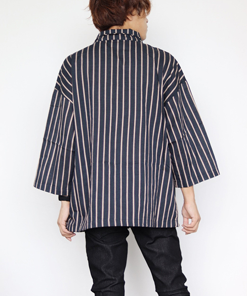 kutir（クティール）の「halfzip PO 8sleeve / ハーフジッププルオーバー８分袖（シャツ/ブラウス・メンズ・ブラック系その他/グレー系その他/ベージュ系その他・MEDIUM/LARGE）」の5枚目の写真