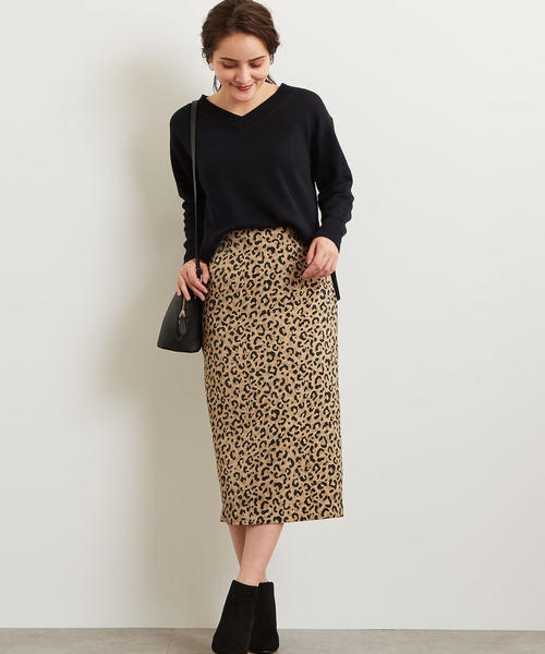 green label relaxing（グリーンレーベルリラクシング）の「[手洗い可能] KFC ニット SET UP ワンピース（ワンピース・レディース・ライトグレー/ネイビー/パープル・FREE）」の13枚目の写真