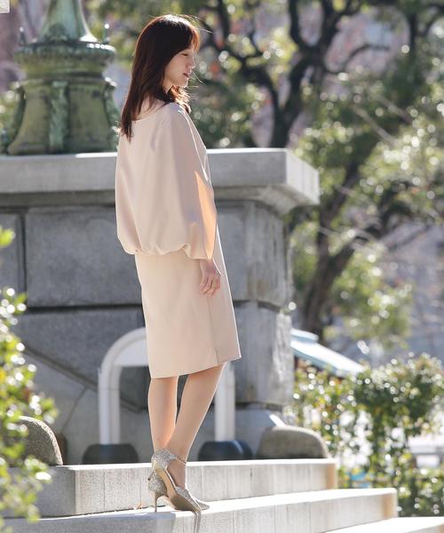 Doula Doula(ドゥーラドゥーラ)の「ドルマンワンピ―スドレス(ドレス・レディース・ブラック/ベージュ/ネイビー/グレー・M/L)」の7枚目の写真