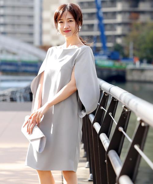 Doula Doula(ドゥーラドゥーラ)の「ドルマンワンピ―スドレス(ドレス・レディース・ブラック/ベージュ/ネイビー/グレー・M/L)」の15枚目の写真