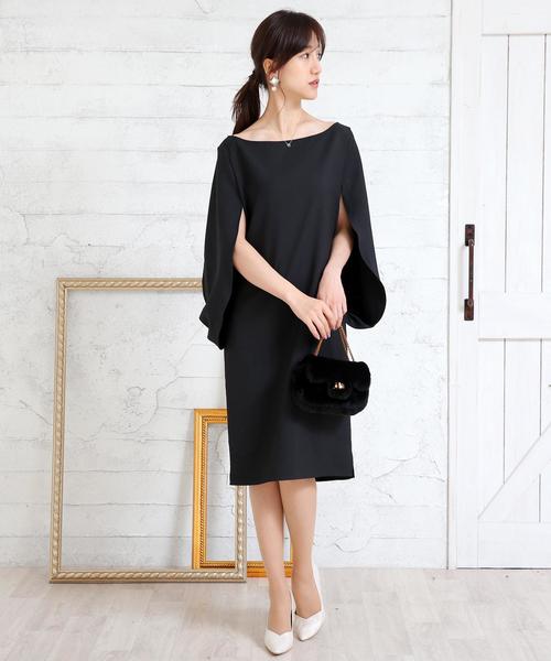 Doula Doula(ドゥーラドゥーラ)の「ドルマンワンピ―スドレス(ドレス・レディース・ブラック/ベージュ/ネイビー/グレー・M/L)」の14枚目の写真