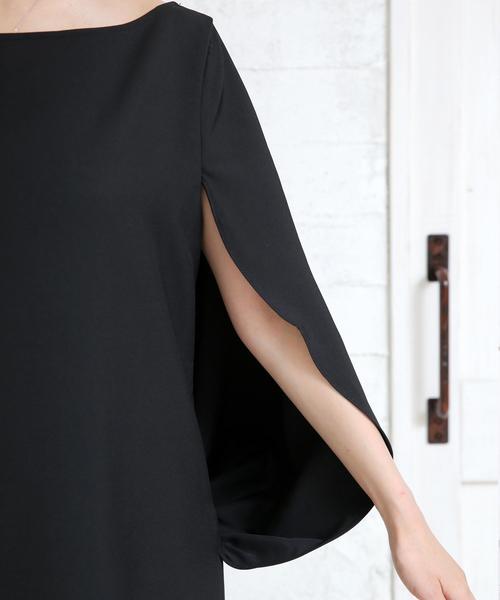 Doula Doula(ドゥーラドゥーラ)の「ドルマンワンピ―スドレス(ドレス・レディース・ブラック/ベージュ/ネイビー/グレー・M/L)」の18枚目の写真