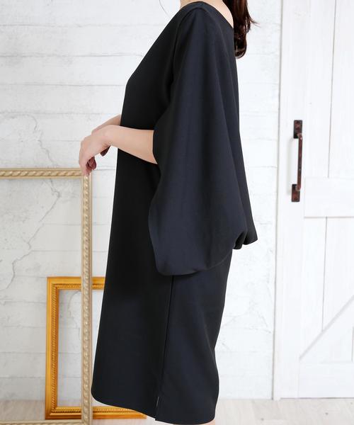 Doula Doula(ドゥーラドゥーラ)の「ドルマンワンピ―スドレス(ドレス・レディース・ブラック/ベージュ/ネイビー/グレー・M/L)」の8枚目の写真