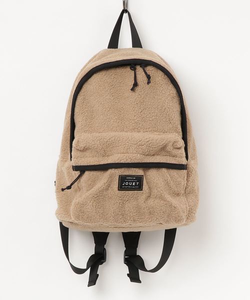 Jouet（ジョエット）の「モコモコ ボア リュック バックパック（バックパック/リュック・レディース・アイボリー/ベージュ/ブルー/カモフラージュ・FREE）」の3枚目の写真