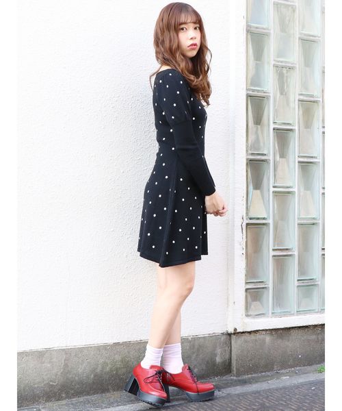 ぷちぷちドットワンピース ワンピース Dazzlin ダズリン のファッション ワンピース セール