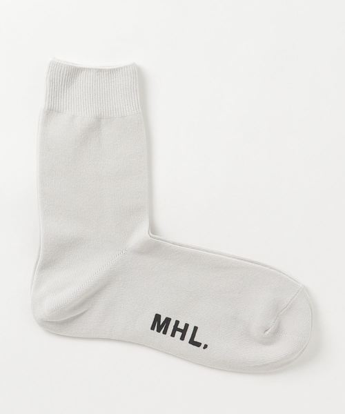 MHL.（エムエイチエル）の「SUMMER SOCK（ソックス/靴下・メンズ・ブラック/ライトグレー/カーキ・FREE）」の2枚目の写真