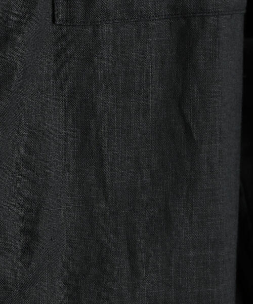 green label relaxing（グリーンレーベルリラクシング）の「SC フレンチリネン ミリタリーバンドシャツ（シャツ/ブラウス・メンズ・その他1/オフホワイト/ブラック/ベージュ/その他2・M/L/XL/S）」の15枚目の写真