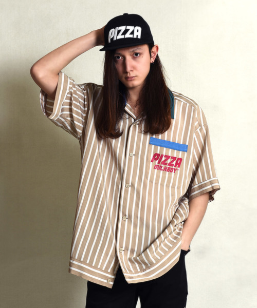 MILKBOY（ミルクボーイ）の「PIZZA BOY シャツ（シャツ/ブラウス