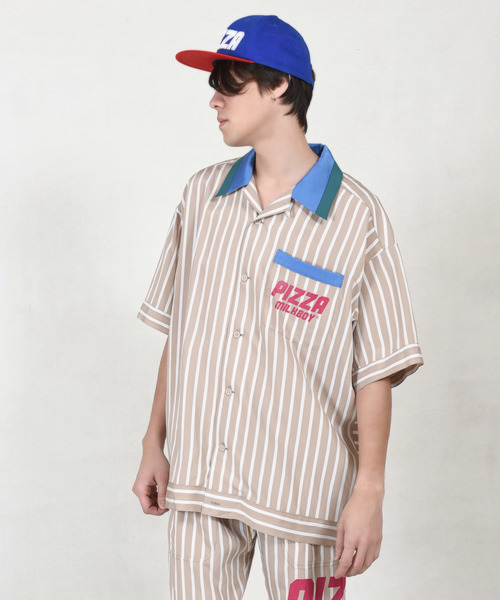 MILKBOY（ミルクボーイ）の「PIZZA BOY シャツ（シャツ/ブラウス
