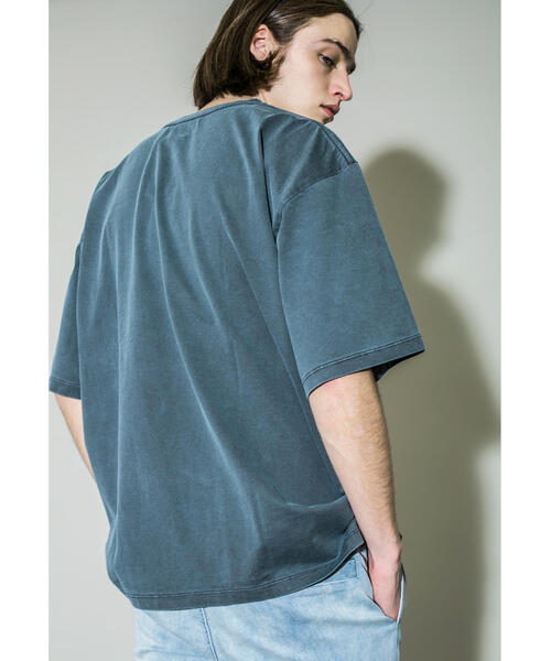 MONKEY TIME（モンキータイム）の「＜monkey time＞ 40/2 CHAMB DYE POC T/Tシャツ（Tシャツ/カットソー・メンズ・ダークグレー/ブラウン/オリーブ・L/S/M/XL）」の5枚目の写真