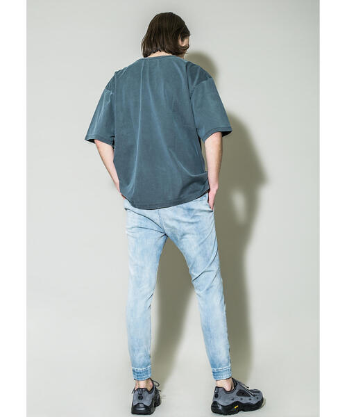 MONKEY TIME（モンキータイム）の「＜monkey time＞ 40/2 CHAMB DYE POC T/Tシャツ（Tシャツ/カットソー・メンズ・ダークグレー/ブラウン/オリーブ・L/S/M/XL）」の7枚目の写真