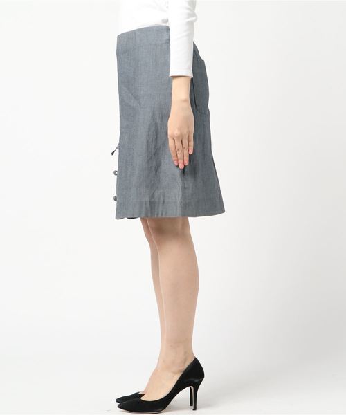 FACETASM（ファセッタズム）の「【FACETASM】ZUK-4010-02（スカート・レディース・ブルー・1）」の3枚目の写真