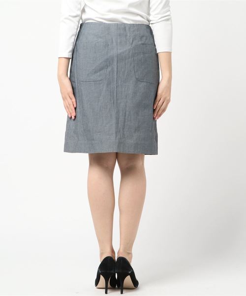 FACETASM（ファセッタズム）の「【FACETASM】ZUK-4010-02（スカート・レディース・ブルー・1）」の2枚目の写真