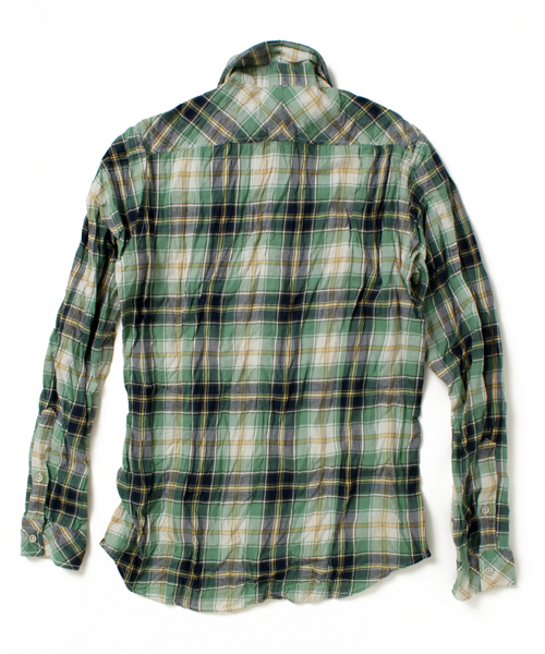 BEAMS（ビームス）の「○BEAMS / ワッシャーチェック レギュラーシャツ（シャツ/ブラウス・メンズ・レッド/グリーン/ブルー・X-LARGE/MEDIUM/SMALL/LARGE）」の10枚目の写真