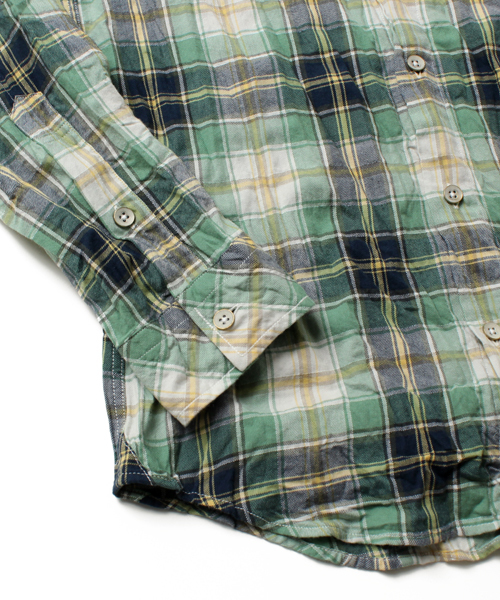 BEAMS（ビームス）の「○BEAMS / ワッシャーチェック レギュラーシャツ（シャツ/ブラウス・メンズ・レッド/グリーン/ブルー・X-LARGE/MEDIUM/SMALL/LARGE）」の12枚目の写真