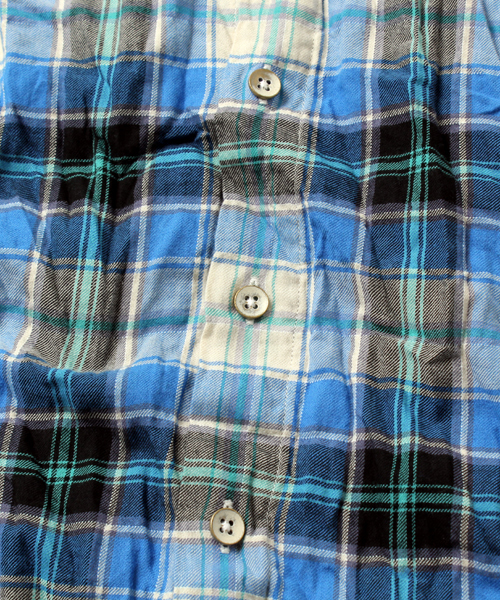 BEAMS（ビームス）の「○BEAMS / ワッシャーチェック レギュラーシャツ（シャツ/ブラウス・メンズ・レッド/グリーン/ブルー・X-LARGE/MEDIUM/SMALL/LARGE）」の15枚目の写真
