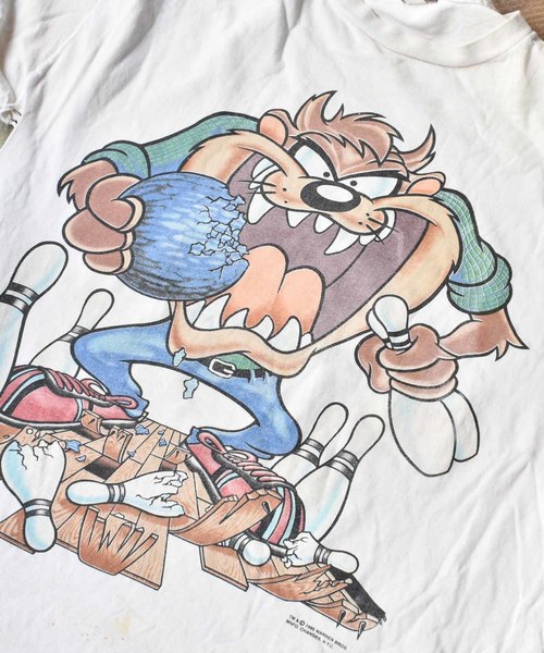 ルーニーテューンズ　ヴィンテージ　シャドウ　プリント Tシャツ 希少ルーニーテューンズ Tシャツ ヴィンテージ シャドウ柄 USA古着