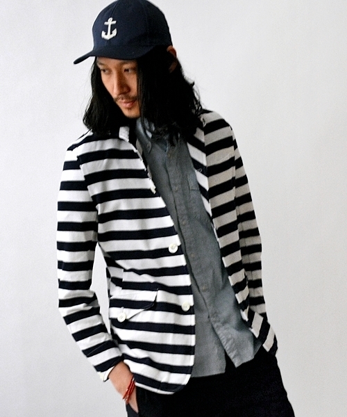 SHIPS（シップス）の「SC: ライト フレンチカラー ジャケット 14SS■（テーラードジャケット・メンズ・ネイビー/その他/グレー・MEDIUM/SMALL/X-LARGE/LARGE）」の3枚目の写真