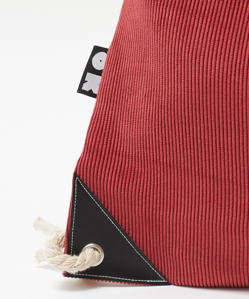 ABAHOUSE（アバハウス）の「【OKAY】 CORDUROY 巾着ショルダーバッグ（ショルダーバッグ・メンズ・ブラック/レッド/イエロー系その他・フリー）」の14枚目の写真