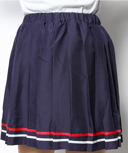 WEGO（ウィゴー）の「WEGO/ラインプリーツスカート（スカート・レディース・ホワイト/ブラック/ネイビー/レッド・FREE）」の8枚目の写真