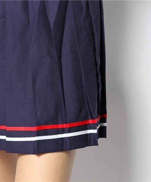 WEGO（ウィゴー）の「WEGO/ラインプリーツスカート（スカート・レディース・ホワイト/ブラック/ネイビー/レッド・FREE）」の9枚目の写真