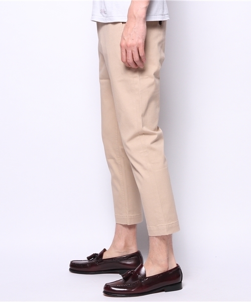 WEGO（ウィゴー）の「WEGO/スリムテーパードチノクロップドパンツ（チノパンツ・メンズ・ホワイト/ブラック/ベージュ・LARGE/MEDIUM）」の4枚目の写真