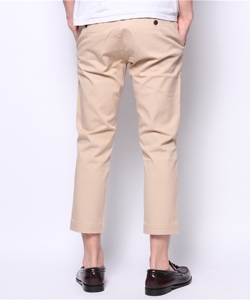WEGO（ウィゴー）の「WEGO/スリムテーパードチノクロップドパンツ（チノパンツ・メンズ・ホワイト/ブラック/ベージュ・LARGE/MEDIUM）」の5枚目の写真
