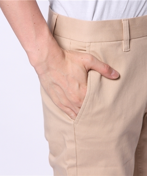 WEGO（ウィゴー）の「WEGO/スリムテーパードチノクロップドパンツ（チノパンツ・メンズ・ホワイト/ブラック/ベージュ・LARGE/MEDIUM）」の8枚目の写真