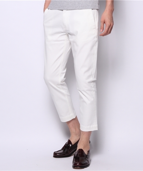 WEGO（ウィゴー）の「WEGO/スリムテーパードチノクロップドパンツ（チノパンツ・メンズ・ホワイト/ブラック/ベージュ・LARGE/MEDIUM）」の11枚目の写真
