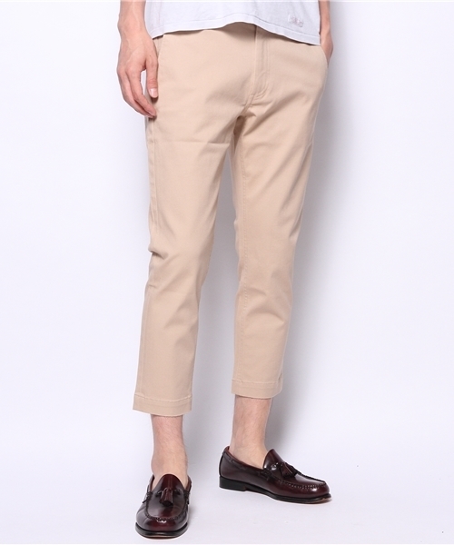 WEGO（ウィゴー）の「WEGO/スリムテーパードチノクロップドパンツ（チノパンツ・メンズ・ホワイト/ブラック/ベージュ・LARGE/MEDIUM）」の12枚目の写真