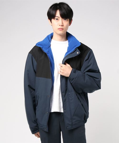 VIBGYOR(ヴィブジョー)の「VIBGYOR Select/ 防風ボンディング×裏フリースマウンテンジャケット(MAP)(マウンテンパーカー・メンズ・ブラック/ベージュ/ネイビー・LARGE/X-LARGE/MEDIUM)」の3枚目の写真