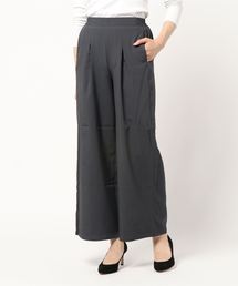 [キュロットorロング]選べる2丈タックパンツ